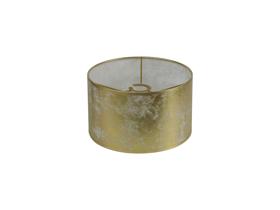 D0583  Sigma Cylinder 30cm Shade Gold Leaf, White